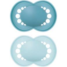 Blue Pacifiers & Teething Toys Mam original soother blue 6m 2pk