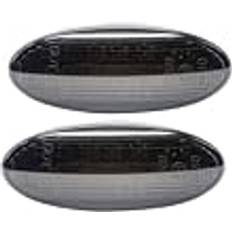 Autostyle Satz LED Seitenblinker kompatibel Nissan diverse Modelle Smoke