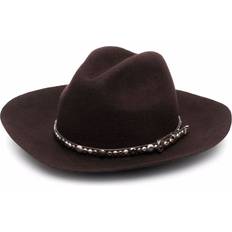 Cuero Sombreros GOLDEN GOOSE Fedora Cappelli Marrone Uomo - Brown