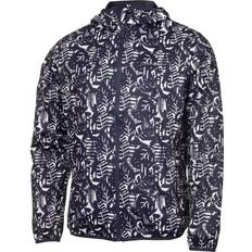 Calvin Klein Polyester Outerwear Calvin Klein Printed Windbreaker White/Evening Blue