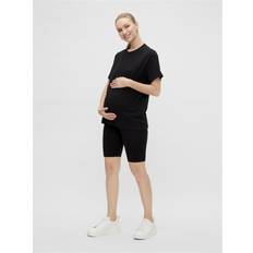 Mamalicious Maternity Sort sæt med T-shirt og shorts-Black