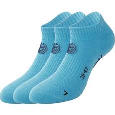 Leana No Show Tech Sportsocken 3er Pack Türkis, Dunkelblau türkis