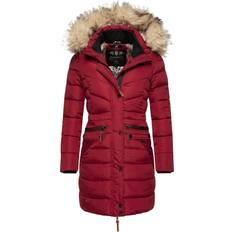 Navahoo Kläder Navahoo Winterjacke Rot Basic für Damen - M
