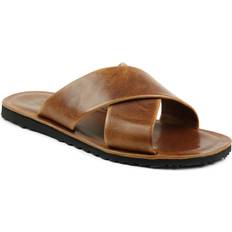 Leather - Men Slides Bruno Magli Amato Leather Sandal