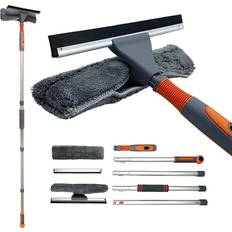 Professional Window Cleaning Kit Extendable Washing Pole Squeegee