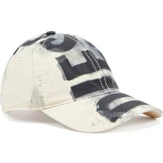 Diesel Herren Kopfbedeckungen Diesel Cappello da baseball in nylon Super Logo Cappelli Uomo Bianco