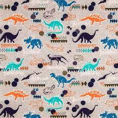 Fabrics Dino Dino cotton calico Fabrics Green