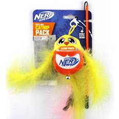 Pets Nerf Cat 3.5"" Plush Bird with Catnip Pouch Wand Toy"