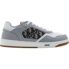 Dior Trainers Dior Leather Sneakers with Iconic Monogram - Gray