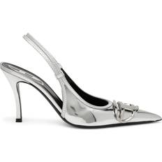 Diesel Heels & Pumps Diesel D-Venus-Pump con effetto specchiato Décolleté Donna Argento