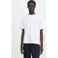 Filippa K Herr T-shirts Filippa K Heavy Cotton Crew Neck T-Shirt - White