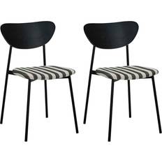 Fotstöd Köksstolar House Doctor Chairs, HDMust, Svart/Vit Köksstol 2st