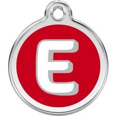 Pets Red Dingo Alphabet Stainless Personalized Dog & Cat ID Tag, Letter