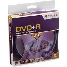 Optical Storage Verbatim Sold by: LDBMART, 10 x DVD R 4.7 GB 8x spindle