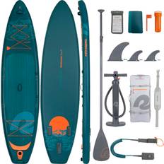 SUP Sets Retrospec Weekender Tour 11’6 Inflatable Stand Up Touring Paddle Board Includes Paddle, Pump and iSUP Accessories Puncture Resistant, Lightweight Inflatable Paddle Board