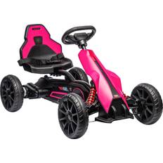 Plástico Vehículos Eléctricos Homcom Electric Go Kart Pink 12V