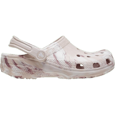 Men - Pink Shoes Crocs Classic Marbled Clog - Quartz/Multi