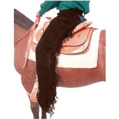 Rider Gear Tough-1 Suede Equitation Chaps - Brown