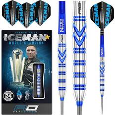 Metallo Freccette Red Dragon Gerwyn Price Iceman World Champion Darts Set 24g