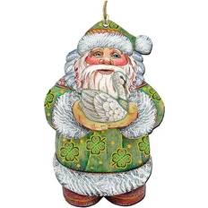 Natural Decorations DesignoCracy Celtic Santa Irish Christmas Holiday Door DeBrekht Decoration