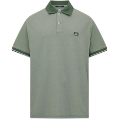 Men - Polyamide Polo Shirts CP COMPANY Men's Tacting Piquet Polo Shirt - Green