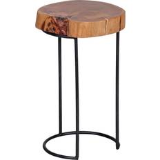 KADIMA DESIGN Indi Solid Wood/Black Kleintisch 28cm