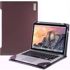 Broonel Profile Series Leather Laptop Case 13" - Purple