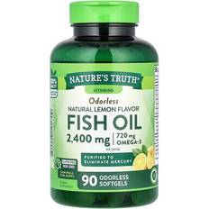 Nature's Truth Odorless Fish Oil 2400mg Natural Lemon 90 pcs