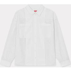 Kenzo Women Shirts Kenzo Women's Broderie Anglaise Shirt Off-White FR 42