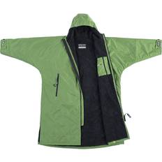 Vanntett Undertøy Dryrobe Advance Long Sleeve Changing Robe - Forest Green/Black