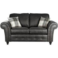 Furniture 786 Oakland Black Sofa 180cm 2 Seater