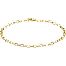 Oval Belcher Chain Bracelet - Gold