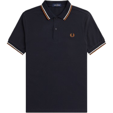 Fred Perry Twin Tipped Shirt - Navy/Ecru/Nut Flake