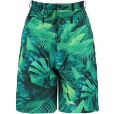 Comme des Garçons COMME DES GARCONS HOMME PLUS "jungle bermuda with double front layer Green