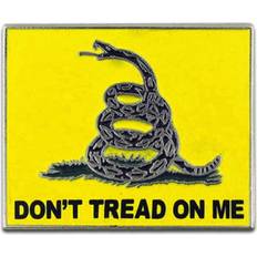 Jewelry Pinmart don't tread on me gadsden flag enamel lapel Piece