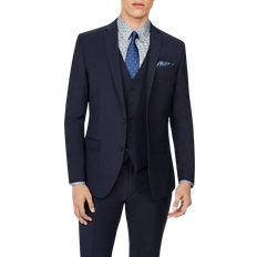 Elastane/Lycra/Spandex - Men Suits Ted Baker Panama Wool Blend Suit Jacket - Navy