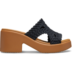 Crocs Sandales à talons Crocs Brooklyn Woven Heel - Black