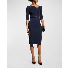 Black Halo Jackie 3/4-Sleeve Sheath Dress ECLIPSE