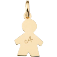 Enfant Breloques et Pendentifs Merci Maman Personalized Mini Boy Pendant - Gold