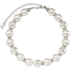 Choker - Silver/Pearls/Transparent