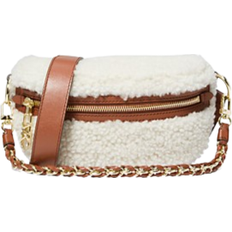 Michael Kors Women Bum Bags Michael Kors Slater Extra Small Shearling Sling Pack - Natural/Luggage