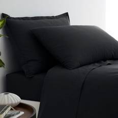 Dunelm Pure Cotton Oxford Pillow Case Black (76x48cm)