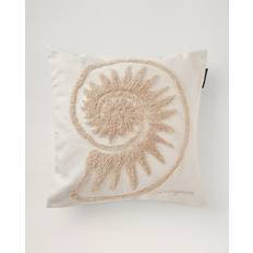 Lexington Seashell Kuddöverdrag Beige, Vit (50x50cm)