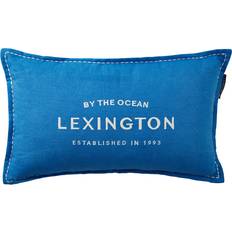 Linen Complete Decoration Pillows Lexington Logo Complete Decoration Pillows Blue (50x30cm)