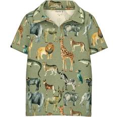 Name It Poloshirts Name It Jale SS Polo - Oil Green (13230181)