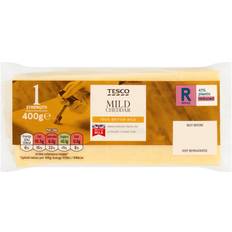 Tesco British Mild Cheddar Cheese 400G 400g