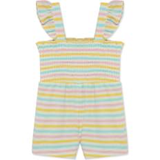 Little me baby clothes Little Me Baby Rainbow Terry Romper - Multicolour