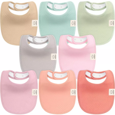 Machine Washable Drool Bibs Keababies Urban Quin Drool Bibs 8-pack