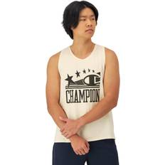 Men - Natural Tank Tops Champion Men's Got Game Tank, & Stars Logo Natural