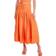 Falda corta - Naranja Faldas Nicholas Falda Midi Con Corsé Naranja Talla 4 Mango - Orange